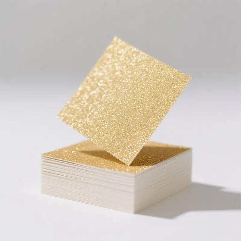 Gold Color Cardstock Glitter Paper For Holiday Decorations 1