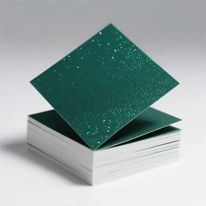 ورق مقوى أخضر لامع مقاس 12 × 12 بوصة 1