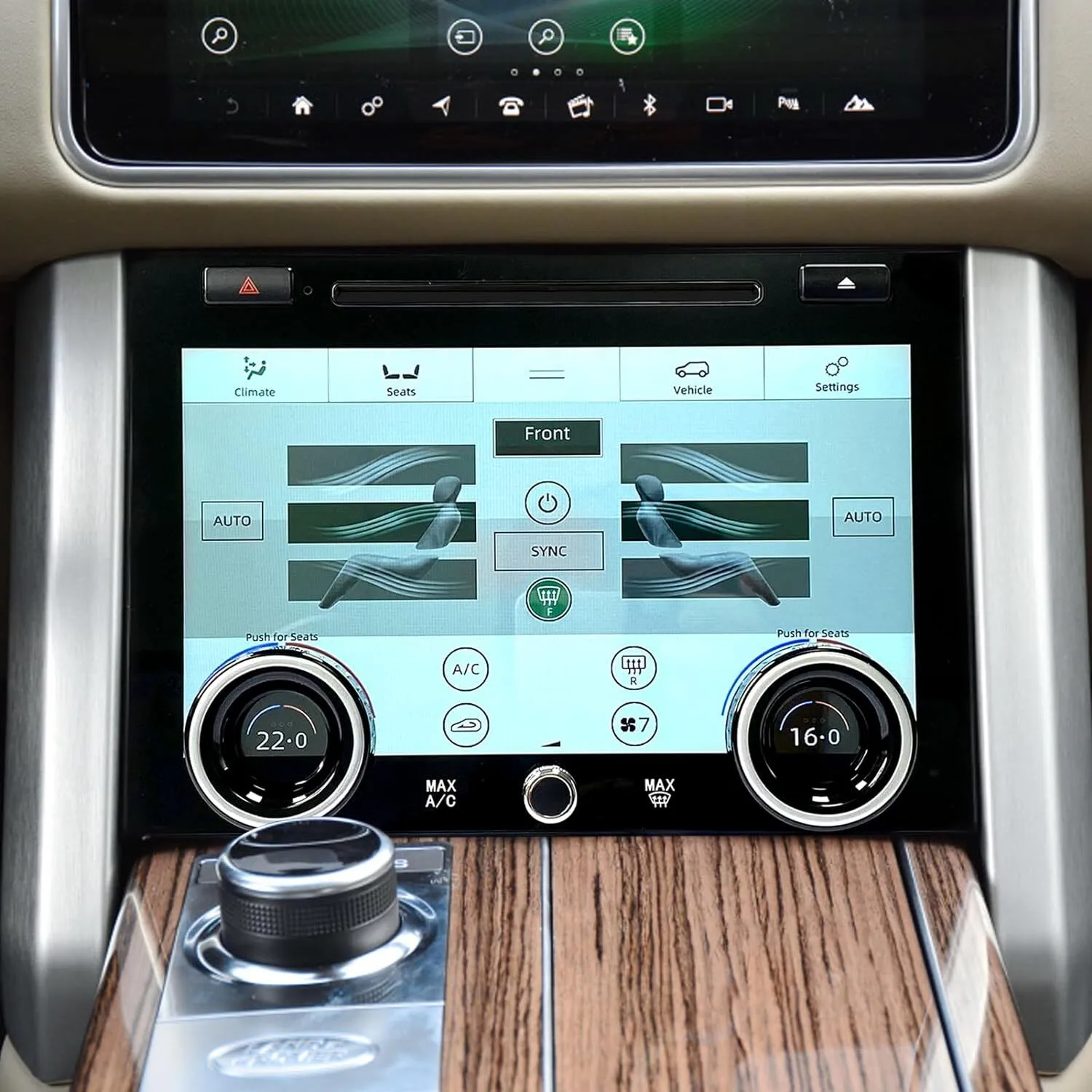 A/C Heater Climate Control Panel for Range Rover L405 Vogue 2014-2017, LCD Touch Screen Climate Air Condition Control 1