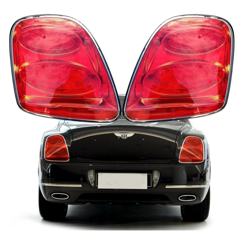 Tail Light Assembly for 2005-2013 Bentley Flying Spur Driver & Passenger Side Rear Taillight Brake Lamp - Bulb Included 1