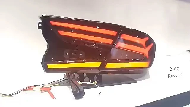 Smoke Tail Light Assembly Taillight for Honda Accord 2018 2019 Car Rear Lamp Back Lights 1