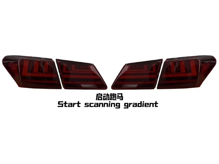 Gruppo ottico posteriore fumé per auto, fanale posteriore per Lexus ES ES200 ES250 ES300 ES350 2006-2012, fanale posteriore, accessori per auto 1