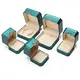 Miyang Packaging Leather Engagement Ring Box Rectanglesuppliers 7