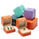 Miyang Packaging Leather Engagement Ring Box Rectanglesuppliers 2