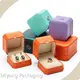 Miyang Packaging Leather Engagement Ring Box Rectanglesuppliers 1