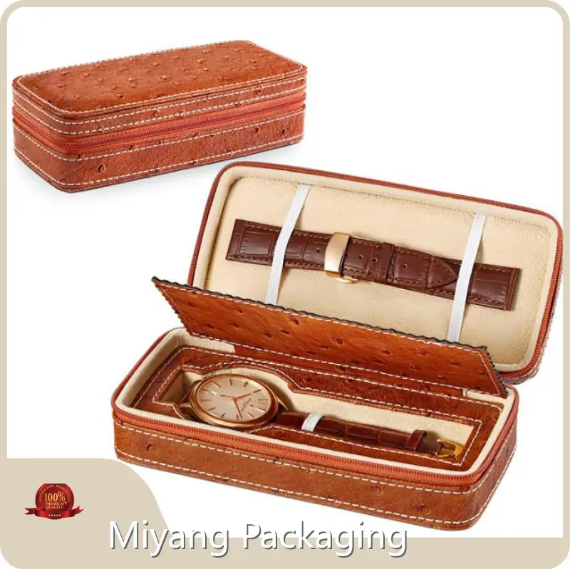 Personalized Leather Watch Case 100000/Month - - Miyang Packaging 1