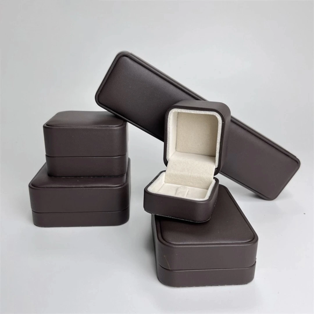 High-quality PU leather can be customized ring pendant bracelet necklace jewelry storage box 1