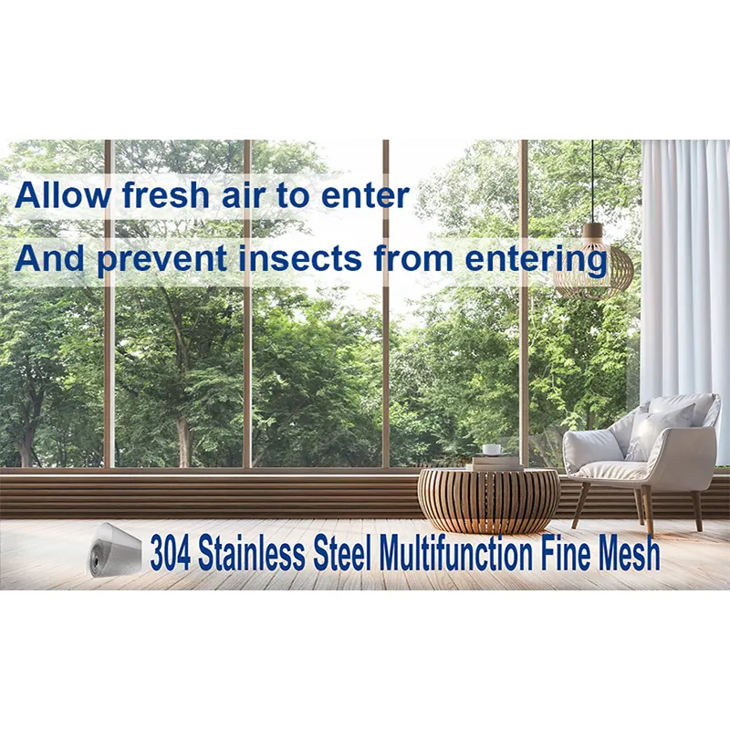Stainless Steel Insect Screen Manufacturer Bright Brown Black Silver - - PULU 3