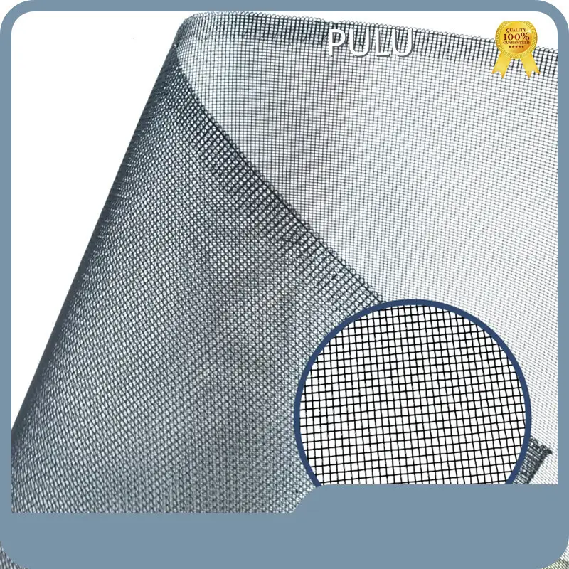 Security Door Aluminium Mesh Black Wholesale - PULU 1