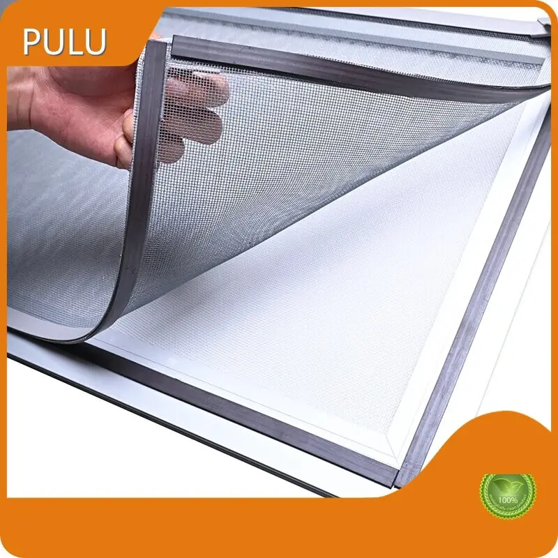 Fiberglass Fly Screen Gray Black Off-white Custom Wholesale - PULU 1