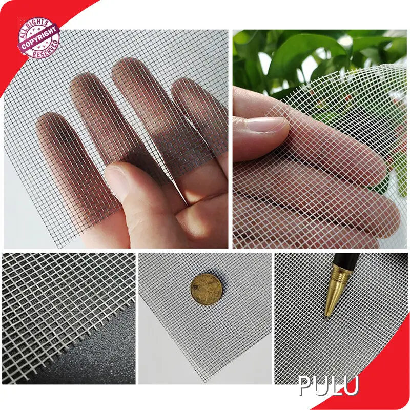 Fiberglass Patio Screen Black Gray Off-white by PULU 1