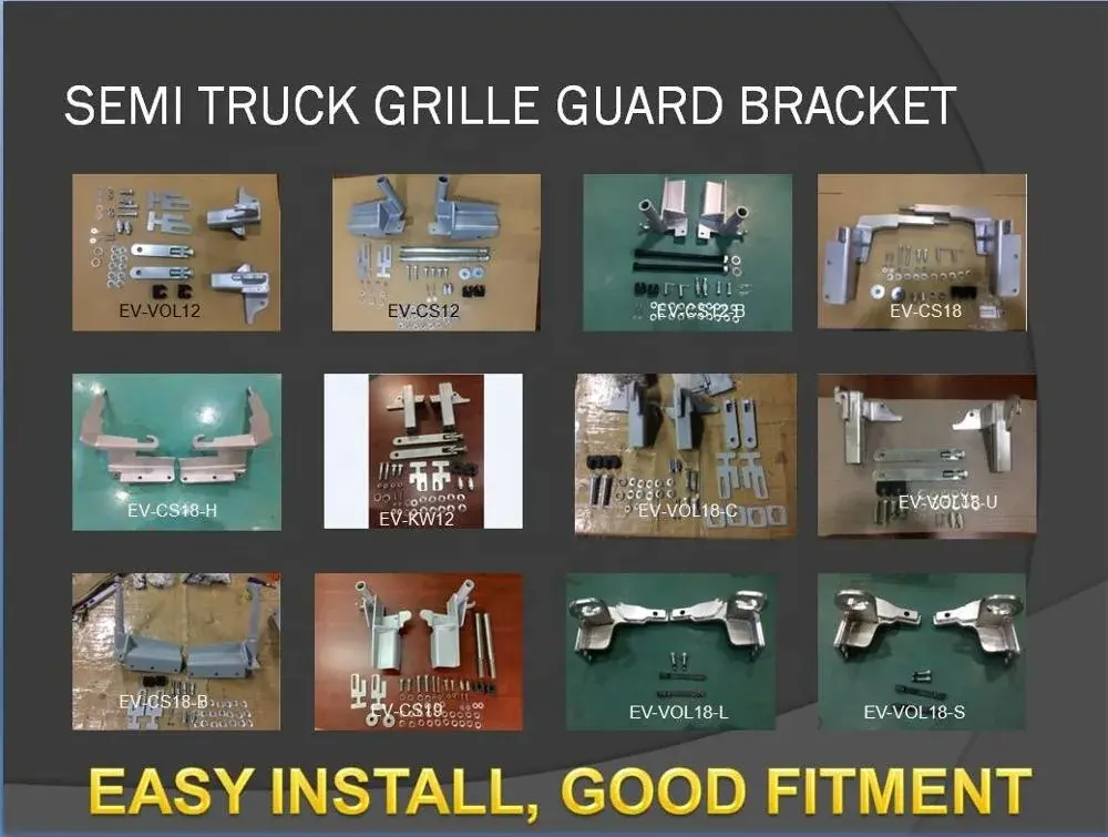 Deer Guard for Semi Truck Freightliner Deer Guard Connecting Iron Steelfactory 6