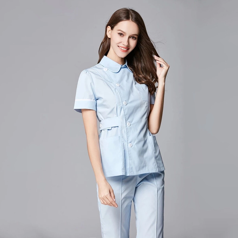 Uniformes médicos de enfermería, conjunto de exfoliación sólida, uniforme de enfermera, ropa de trabajo, uniformes médicos de enfermería 1
