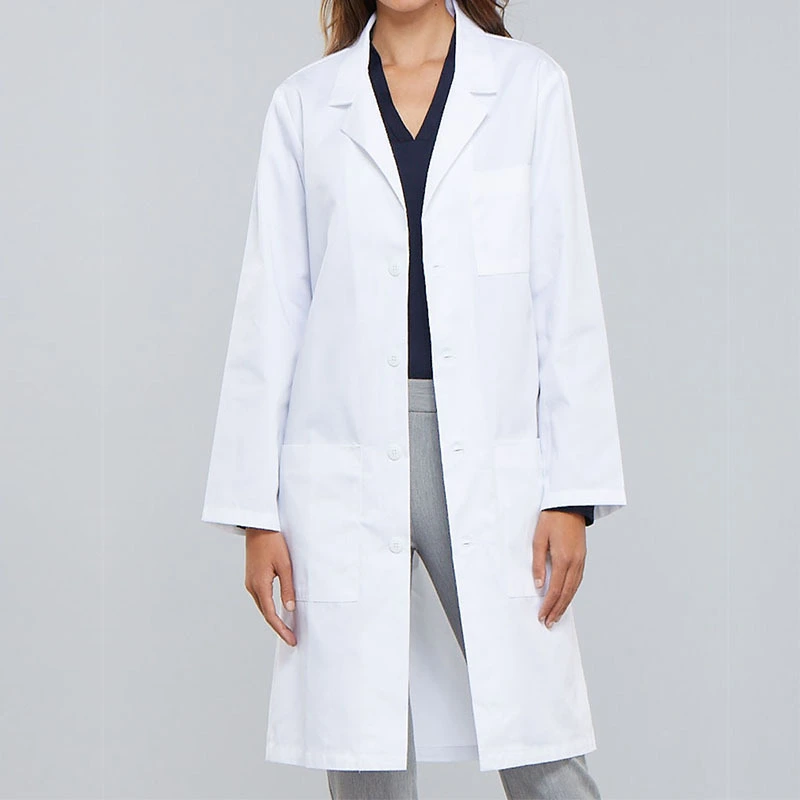 Médico Hospital Uniformes ciencia médica doctor enfermera usar bata de laboratorio blanca 1