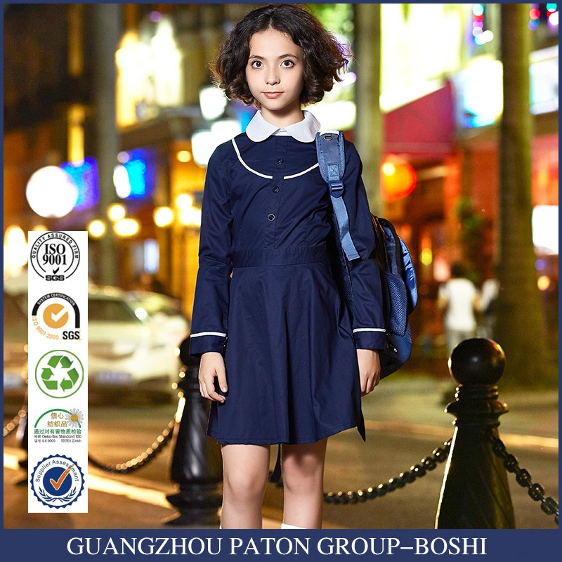 Girls School Dress - Classic Uniform Style for Students 1