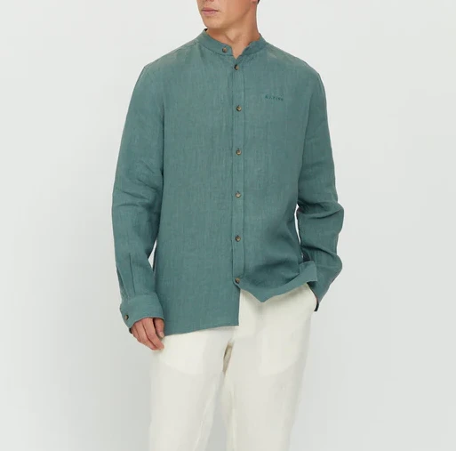 Linen Mem Shirt: Breathy Comfort for Professional Attire 1