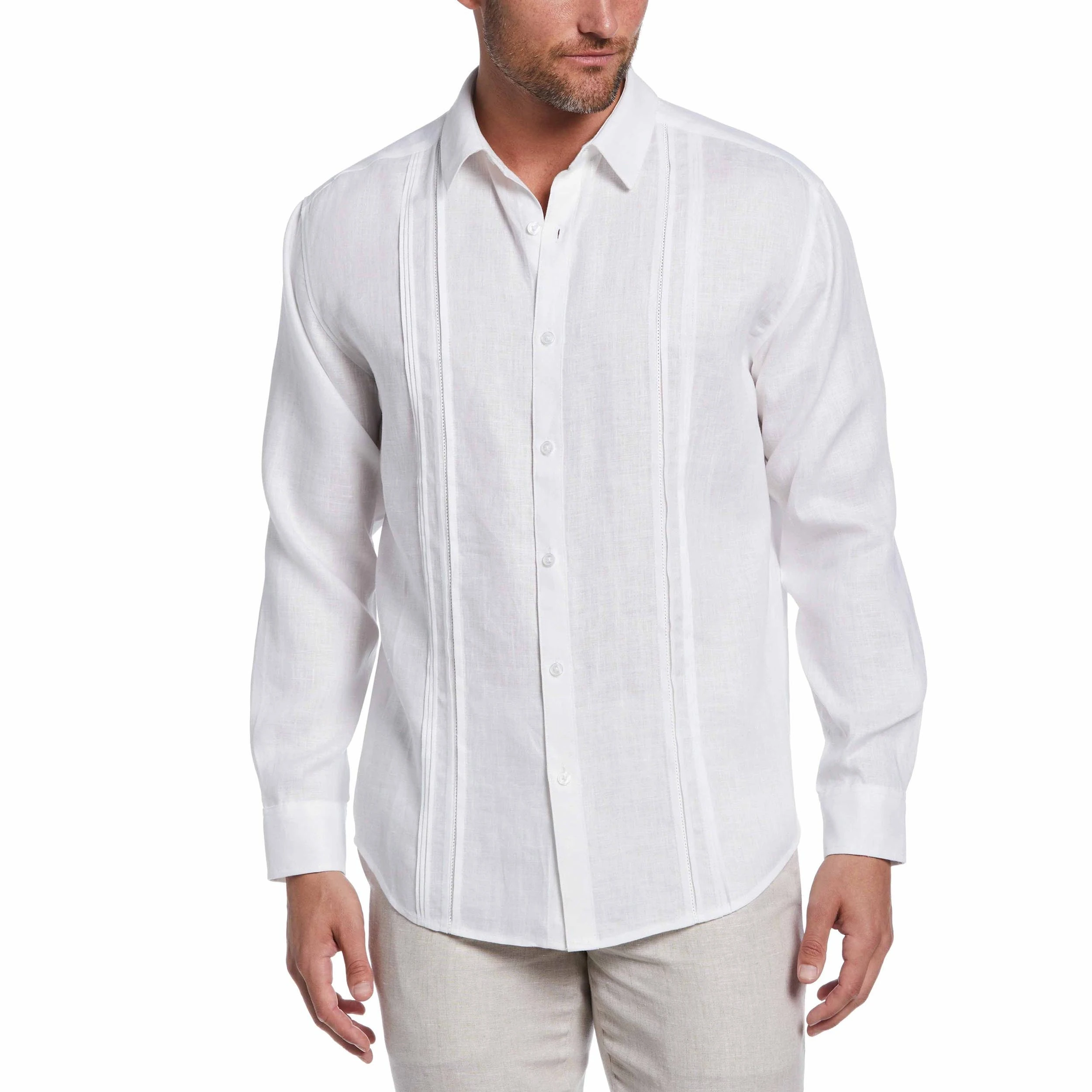 Linen Button-Up Men's Shirt - Lightweight and Breathable 1