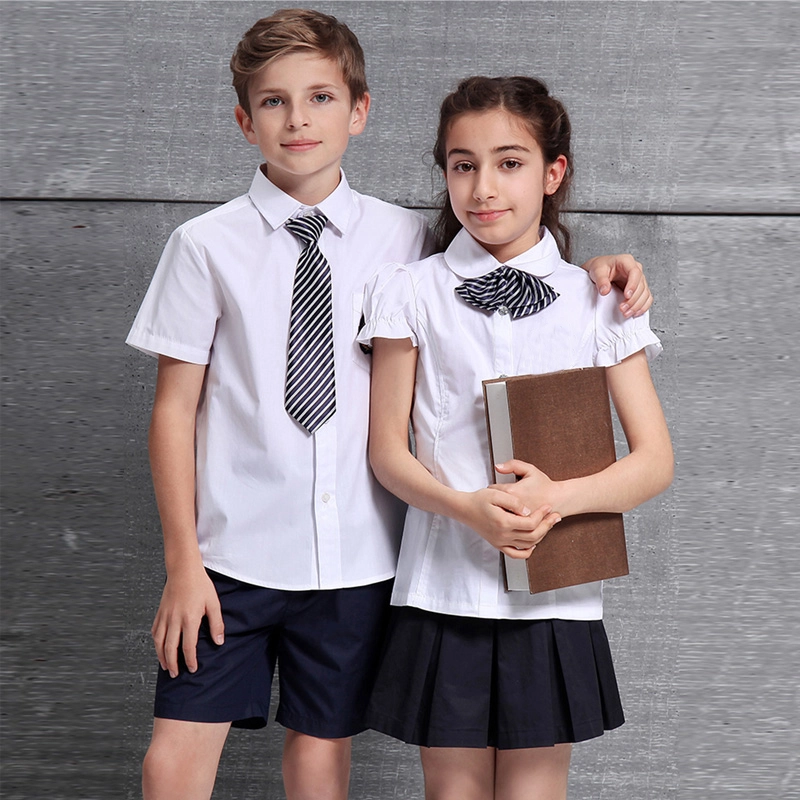 Primary School White Shirt with Trousers Set for Boys - Size 6-14 1