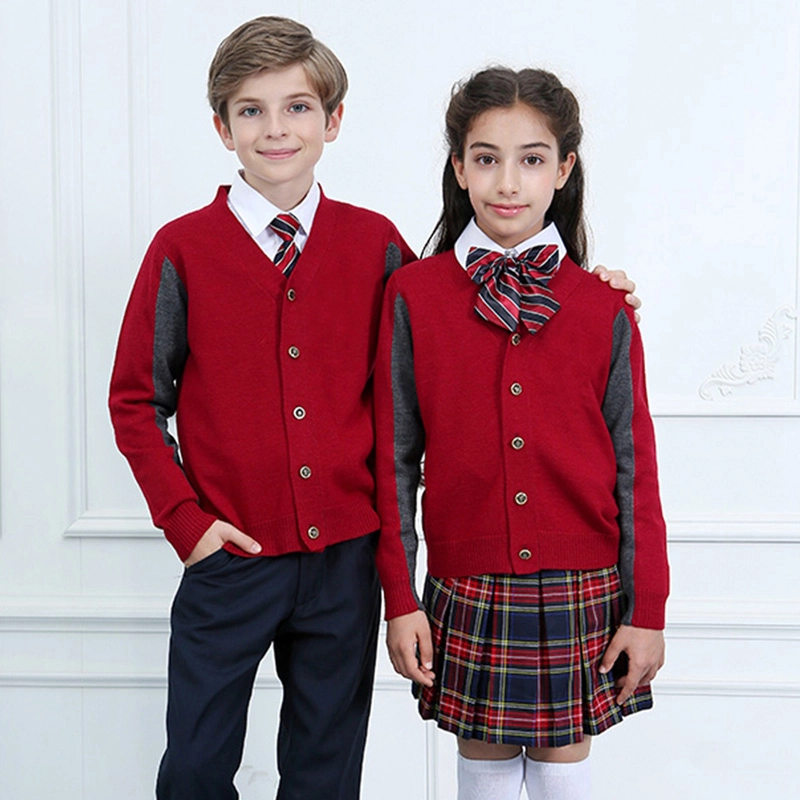 Guangzhou School Sweater Set for Students - Uniform Knitwear 1