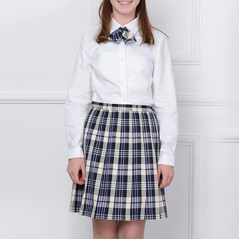 Best School Uniform Designs Shirt With Skirt 1