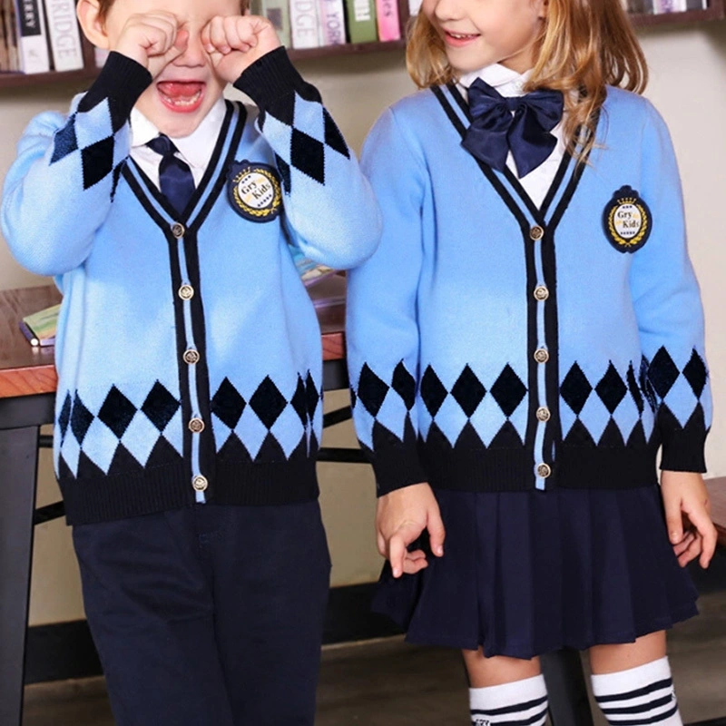 Kid's School Sweater Uniform - Classic Style for Students 1