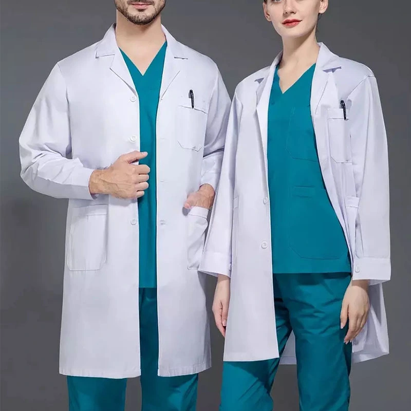 Hospital Workers Professional Lab Coat - High-Quality Uniform for Medical Staff 1