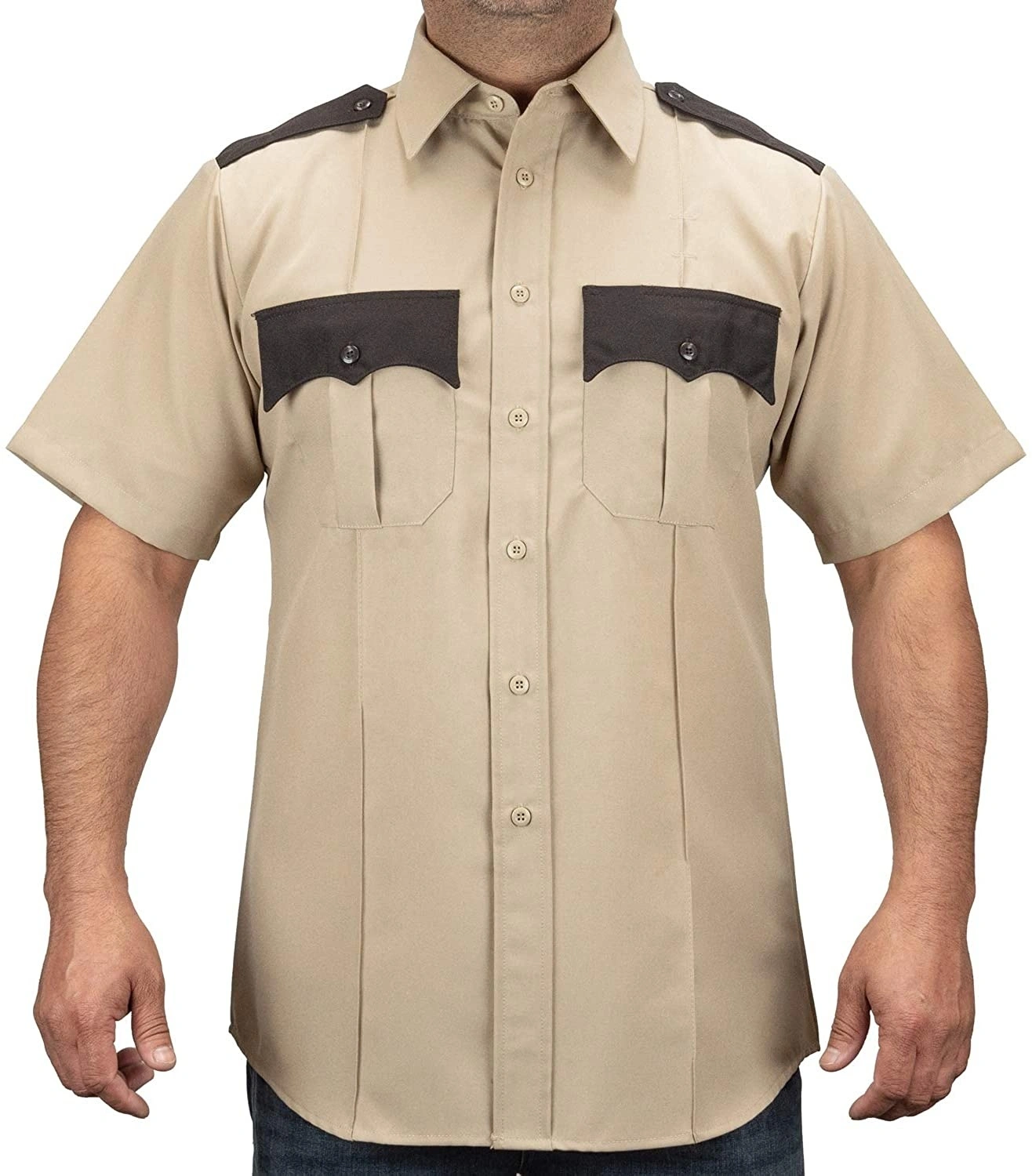 Uniforme de segurança de manga curta personalizado de fábrica 1