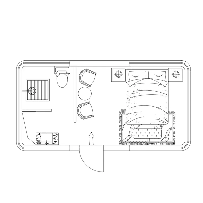 Capsule House Price for Remote and Portable Offices Factory Price 4