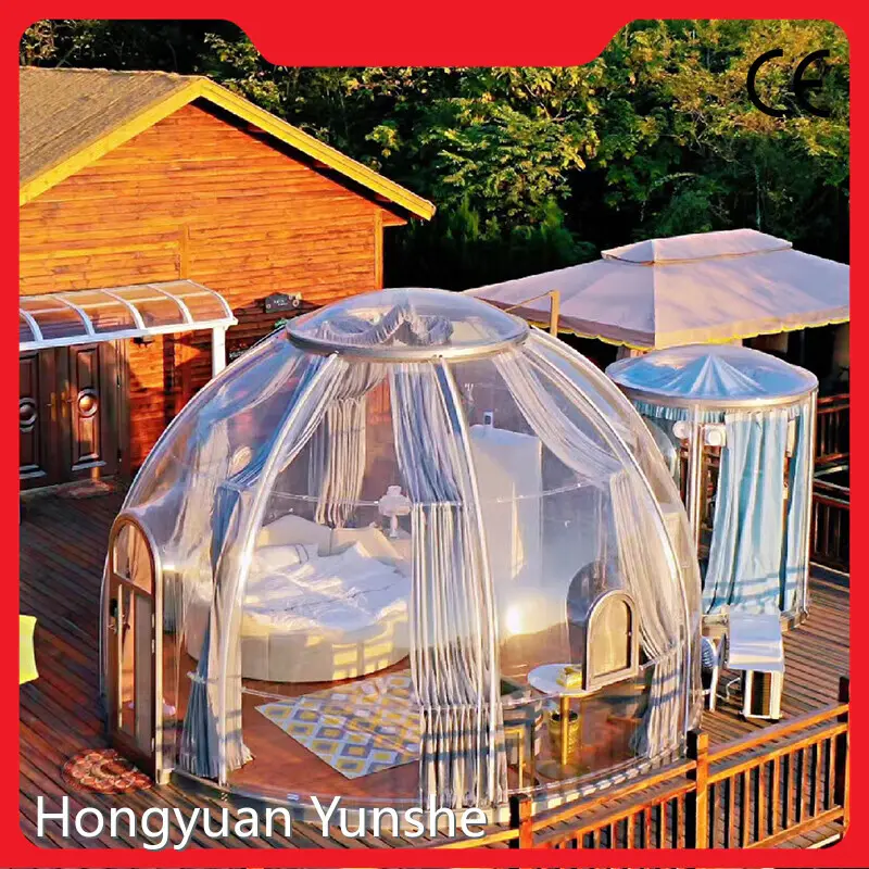 Clear Dome Camping by Hongyuan Yunshe 1