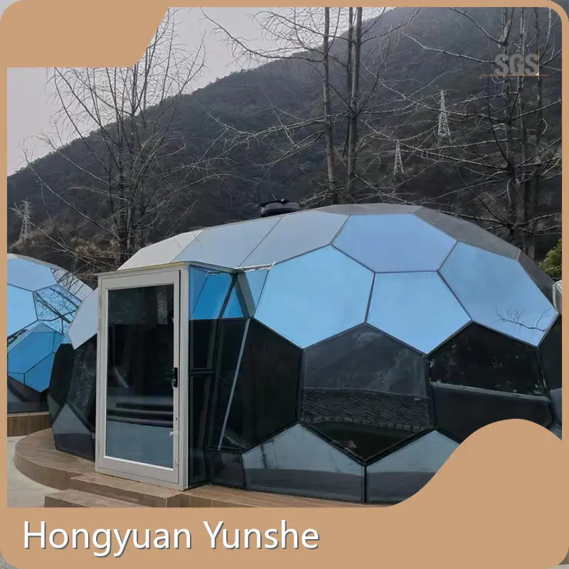 Prefab Geodesic Dome House - - Hongyuan Yunshe 1