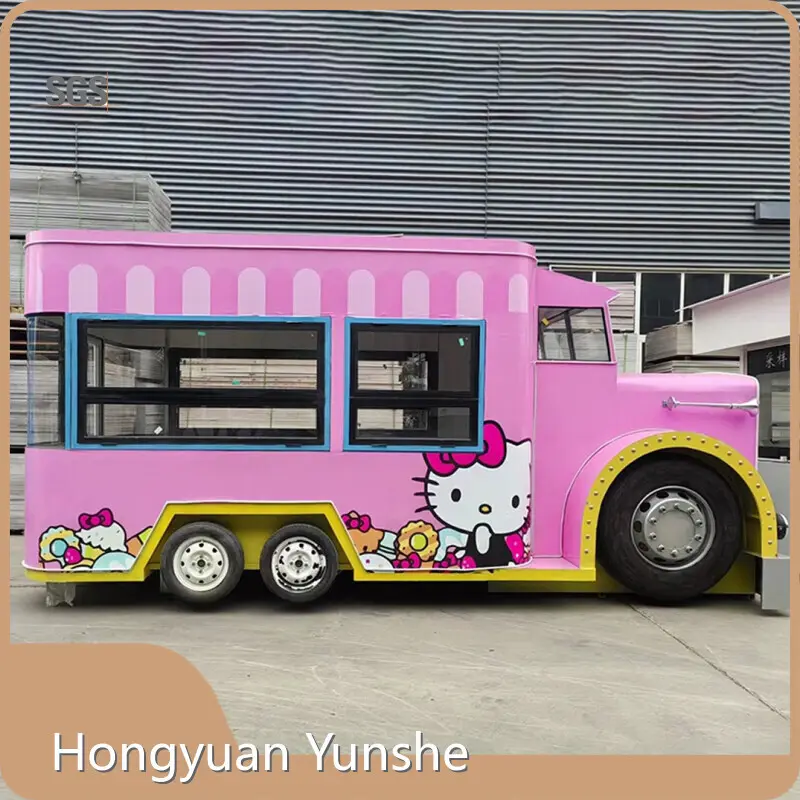 Burger Van Trailer for Sale by Hongyuan Yunshe 1