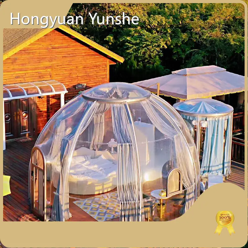 Prefab Geodesic Dome House by Hongyuan Yunshe 1