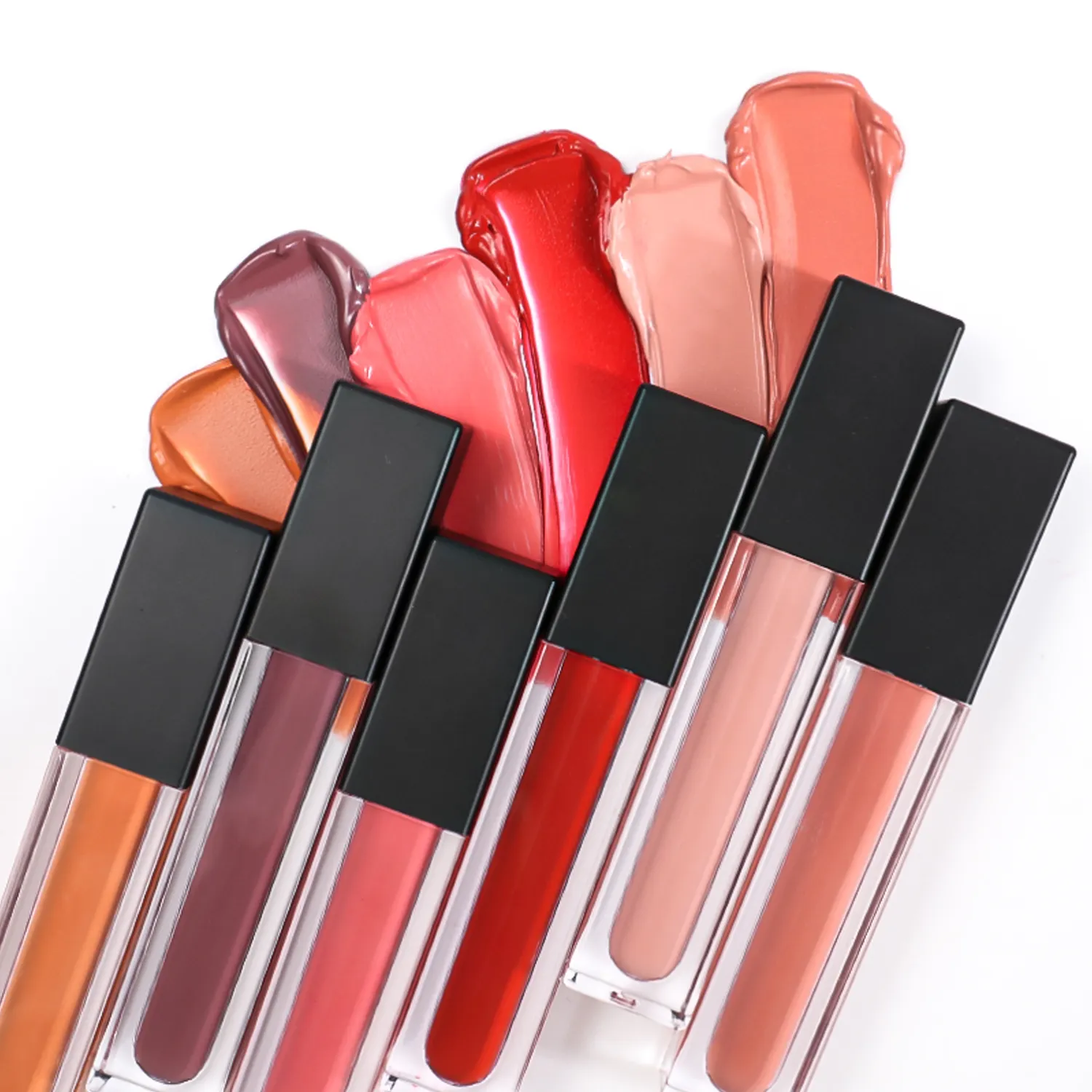 KISMEOW Velvet Lip Gloss Package /sticker/ Material/texture /pattern/fragrance /color/efficacy Customization. Velvet Lip Glosssupplier 8