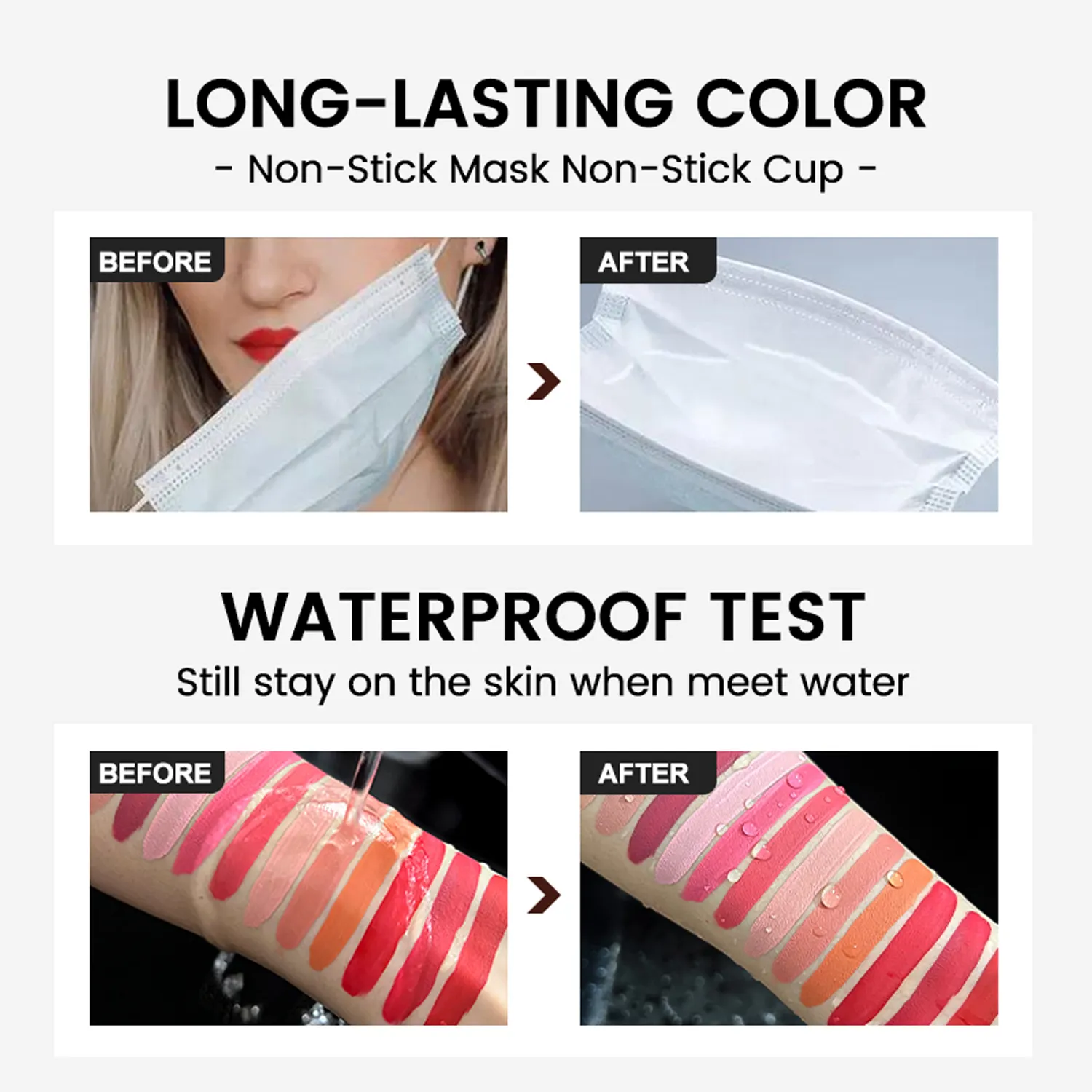 KISMEOW Velvet Lip Gloss Package /sticker/ Material/texture /pattern/fragrance /color/efficacy Customization. Velvet Lip Glosssupplier 5