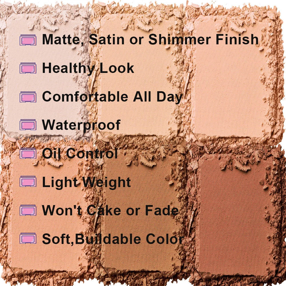 Paleta de maquillaje facial Paleta de rubor en polvo de bronceador todo en una paleta 1