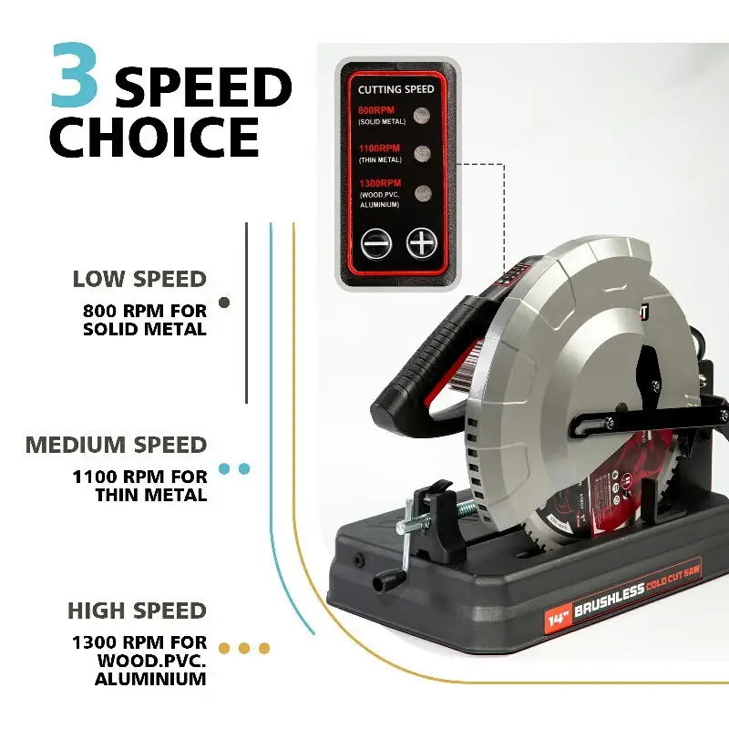 Metal Cold Saw 355mm - - Dejnn 5