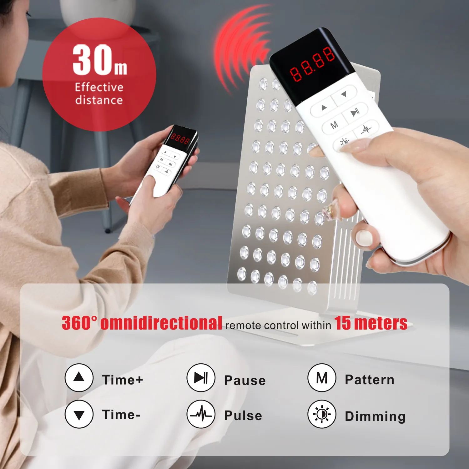 For Face Light Therapy Panel 630 660 810 830 850 by Sunsred 6