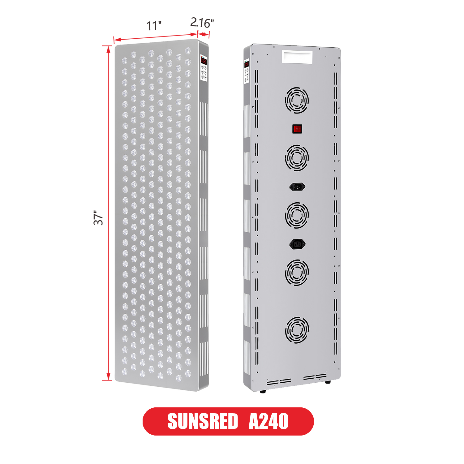 Sunsred A240 full body red light therapy panel 2