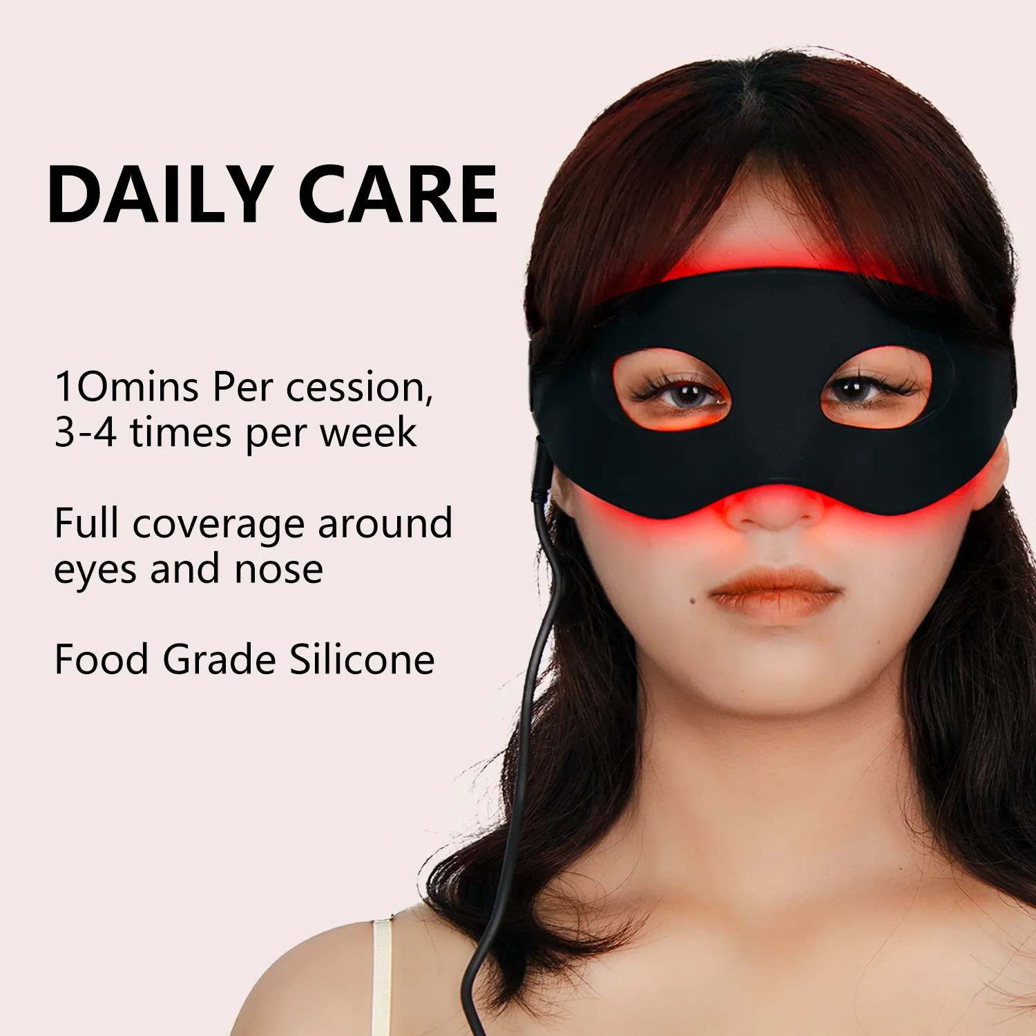 Sunsred Red Light Face Mask 5050 Dual Chip Red Light Face Maskcompany 6