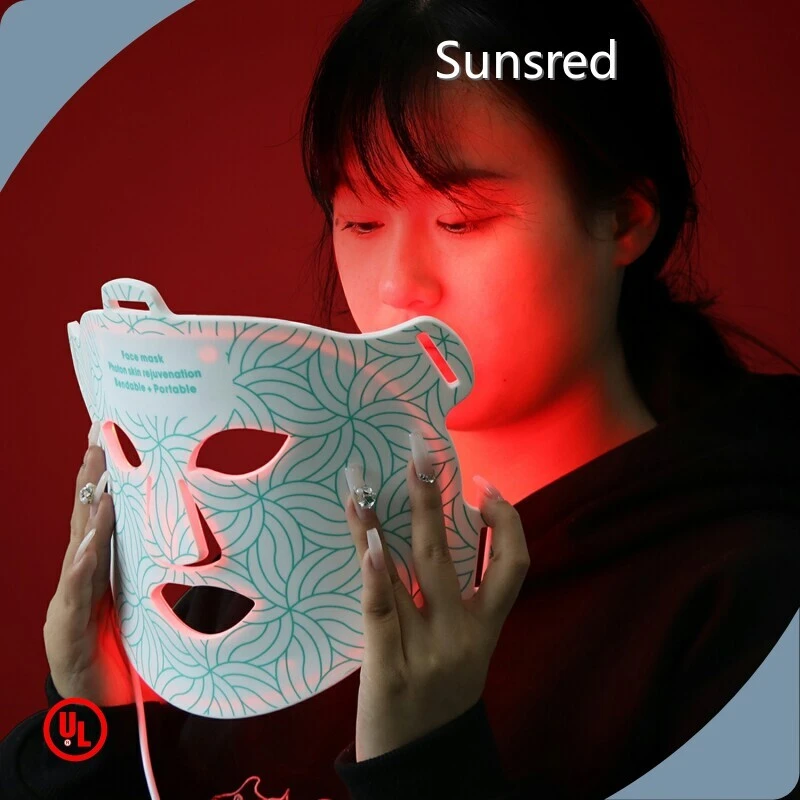 최고의 LED 페이스 마스크 3000 mah- 바디 - Sunsred 1
