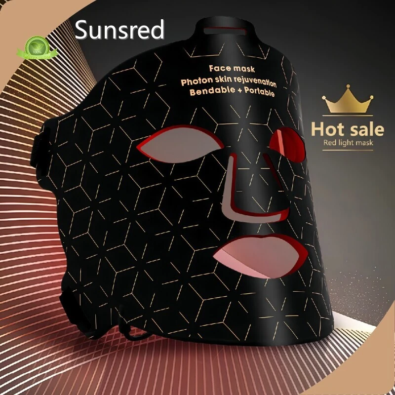 Dla Lady Best Affeless LED Mask 630 Nm (czerwony) & 850 NM (NIR); 460 NM (niebieski) & 590 nm (żółty) przez Sunsred 1