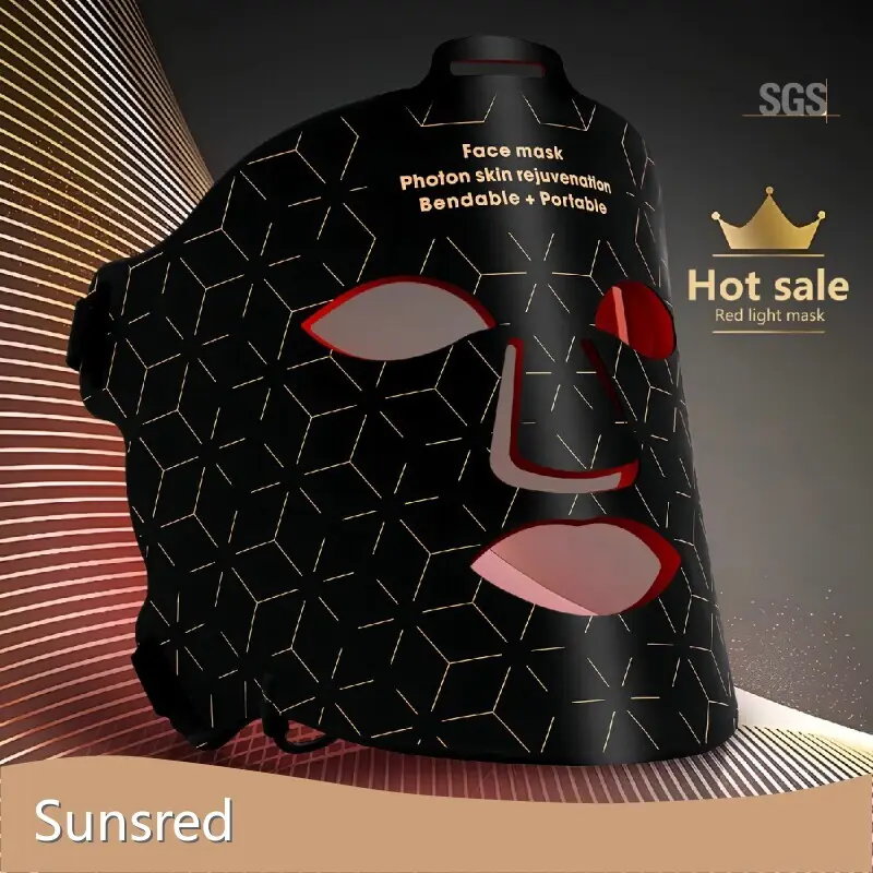 Sunsred Face Red Light Therapy Mask 5-10w Face Red Light Therapy Masksupply 1