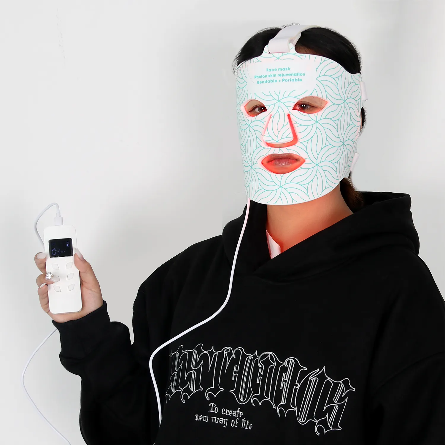 Silicone Led Mask Best at Home Led Face Mask for Body 240 Lenses (dual Chip = 60 Red and 60 NIR and 60 Yellow and 60 Blue) Supply 2