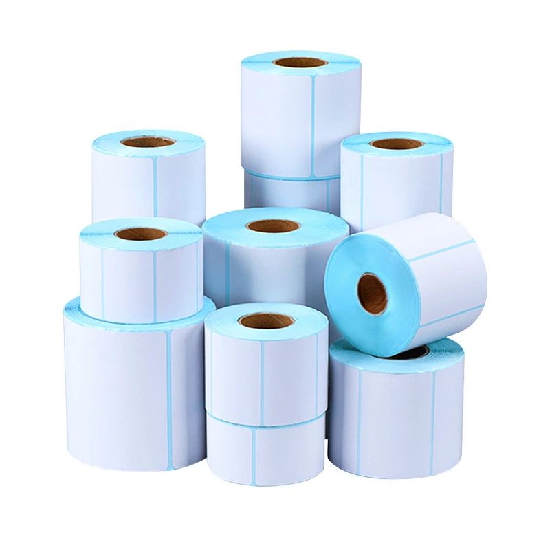 Papel térmico 2 1/4*50 3 1/8*230 80*80 40mmx80mm 57*50mm A6 Envío 4x6 Etiqueta térmica libre de BPA 1