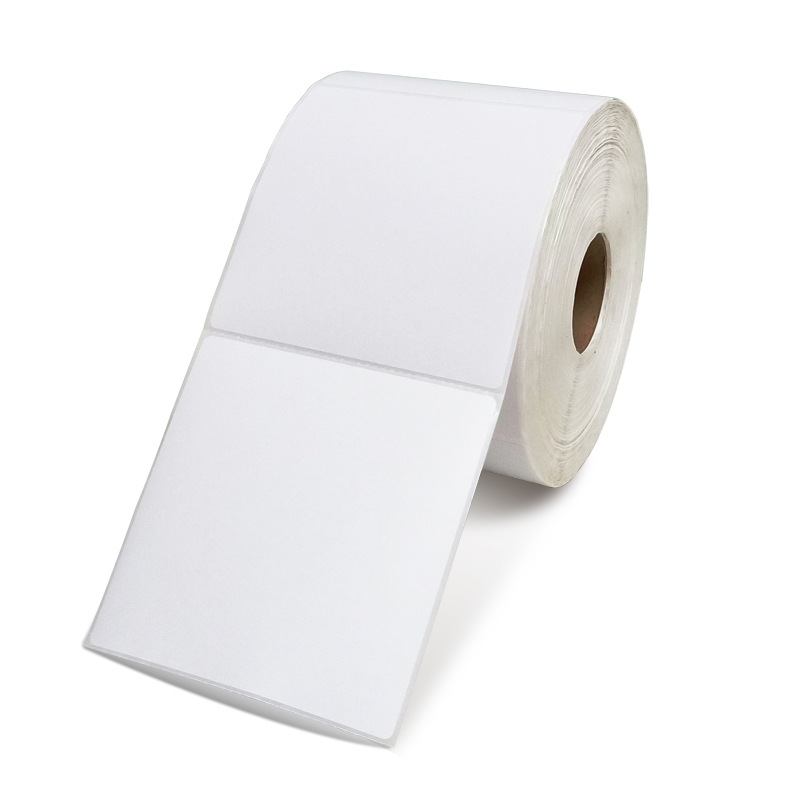 Zavod ulgurji 100x150 yorliqli termal stiker A6 o'z-o'zidan yopishtiruvchi qog'ozni etkazib berish 4 x 6 fanfold yorliq varag'i 5