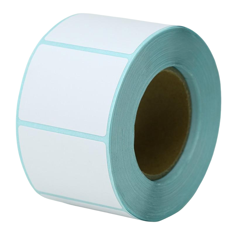 Rollo de etiquetas de código de barras con impresión en color personalizado, 50x25, 58x40, 58x60, 60x40, papel autoadhesivo, etiquetas térmicas directas 4