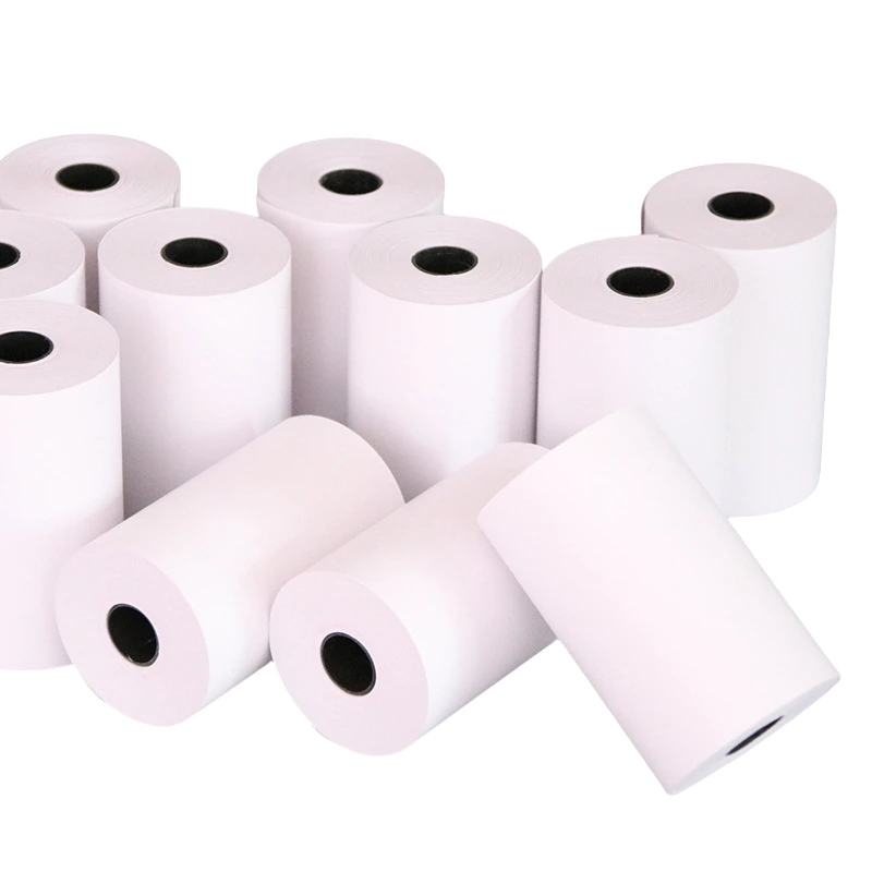 Preço barato caixa registradora rolo de papel dourado embalagem rolos de papel térmico 57x40mm 80*80mm 1