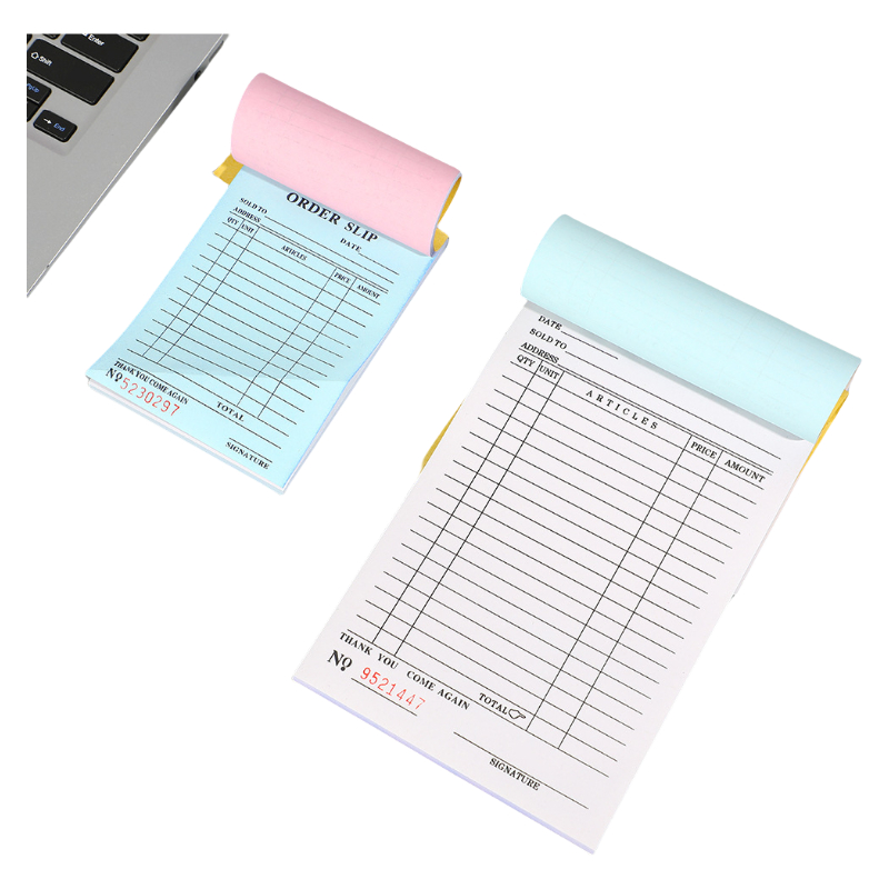 Papier d'ordinateur sans carbone continu, format lettre, 3 plis, haute qualité, feuilles de papier NCR, Copies pour facture 5