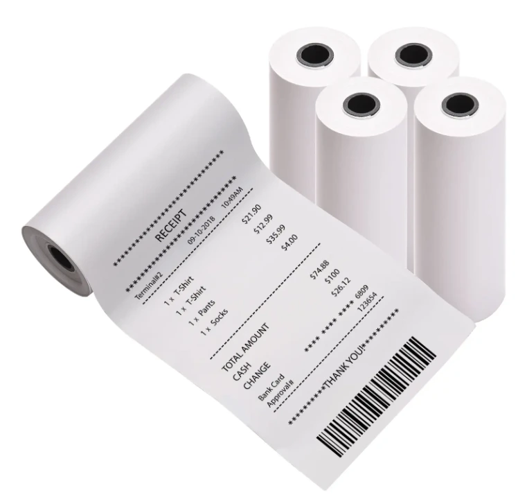 57mm 80mm deep black image thermal paper pos roll for cash register factory direct sale 1