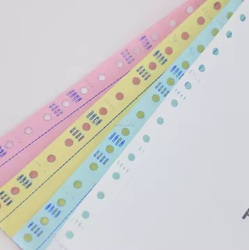 Kertas Cetak Komputer Berkelanjutan 2 Lapis Kertas Tanpa Karbon Produsen Kertas Tanpa Karbon NCR 9.5 Inci Kali 11 Inci 4